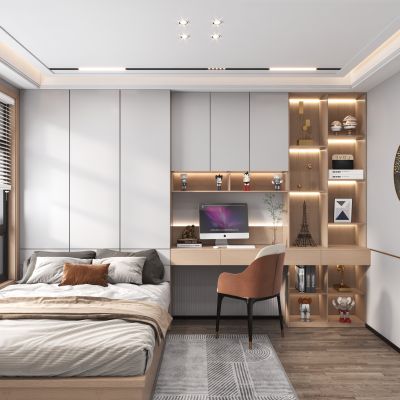 现代榻榻米卧室