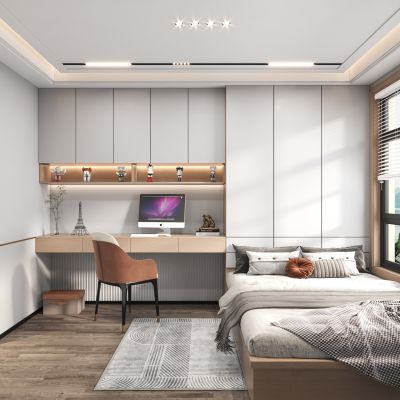 现代榻榻米卧室