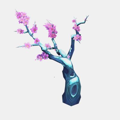 现代植物 雪梅树木 