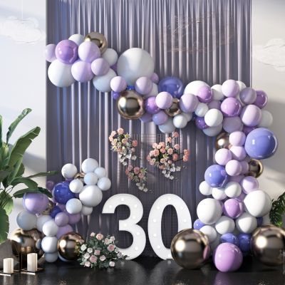 现代气球组合合影装饰区