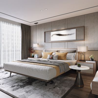 新中式卧室