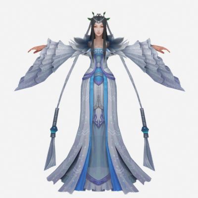 现代游戏角色 天仙美女 