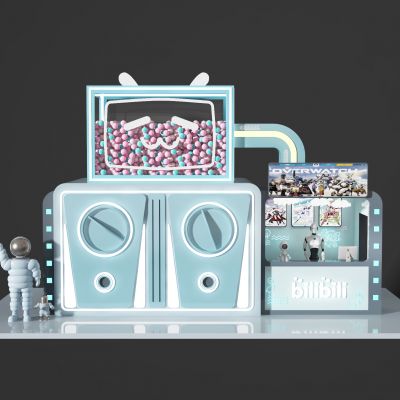 现代大型摆件展示区