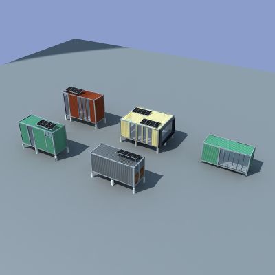 特色建筑集装箱酒店房间