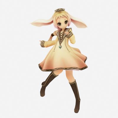 现代游戏角色 可爱美女 