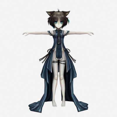 现代游戏角色 恐怖美女 