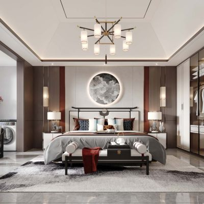 新中式轻奢卧室