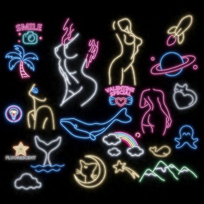 现代装饰霓虹灯