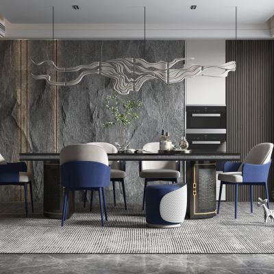 现代轻奢风格餐厅