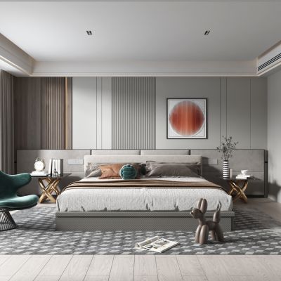 现代简约风格主卧室