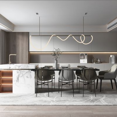 现代轻奢风格餐厅