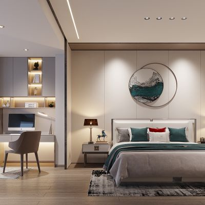 新中式卧室