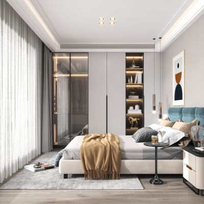 现代卧室
