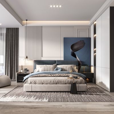现代卧室