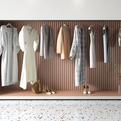 现代衣服 橱窗 模特