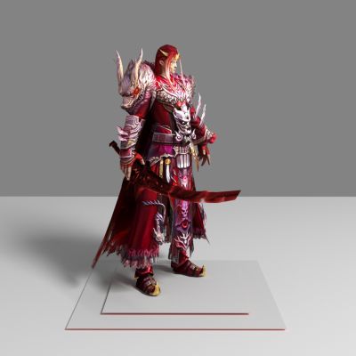 现代游戏角色 霸气刀客 