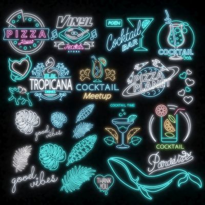 现代装饰霓虹灯