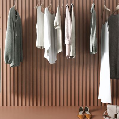 北欧衣服 橱窗 模特