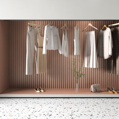 现代衣服 橱窗 模特