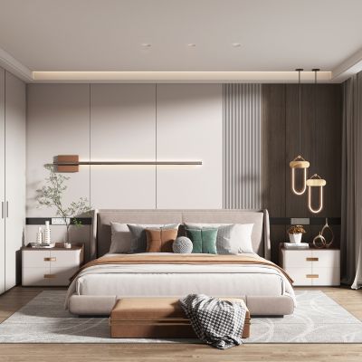 现代卧室主人房