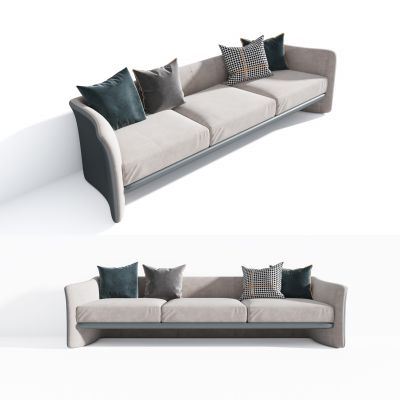 现代三人沙发
