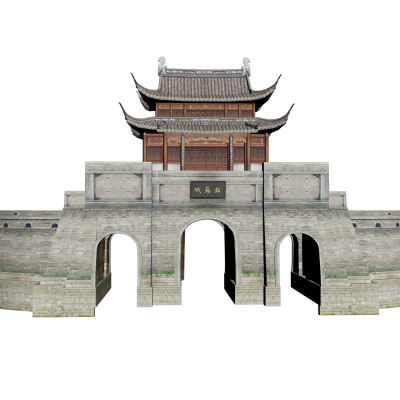 中式古建筑 苏州城门 姑苏城 门楼