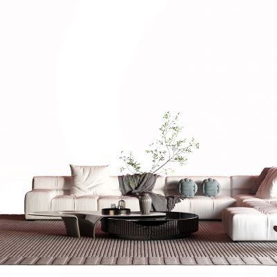 现代转角沙发 布艺沙发