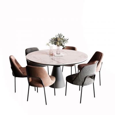 现代餐桌 圆桌