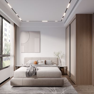 现代简约轻奢风格卧室