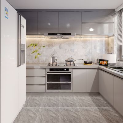 现代轻奢简约北欧风格厨房