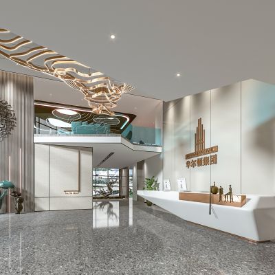 办公室大厅前台