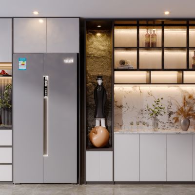 现代简约轻奢餐边装饰柜