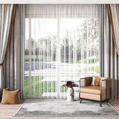 新中式窗帘