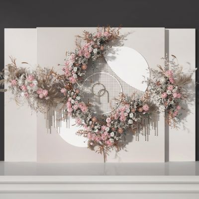 现代婚礼背景墙