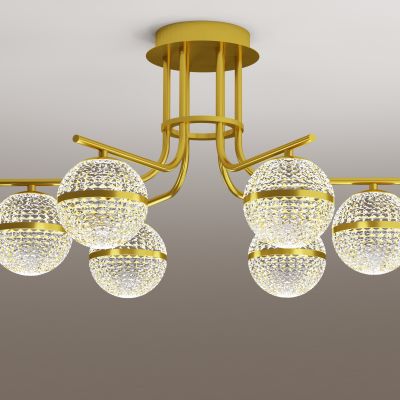 简约轻奢全铜吸顶灯吊灯