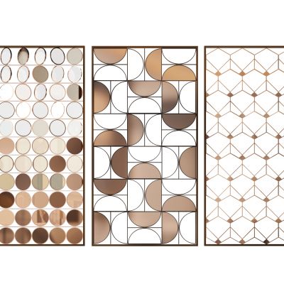 现代玻璃屏风隔断