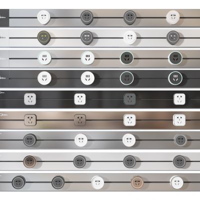 现代插座