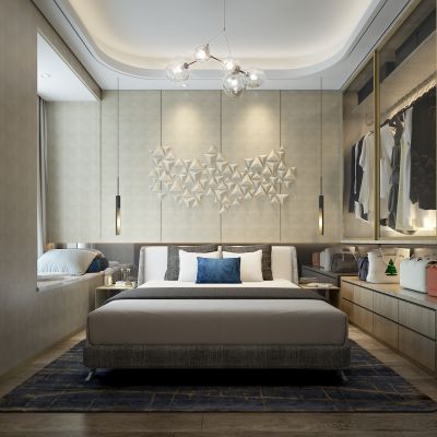 现代卧室