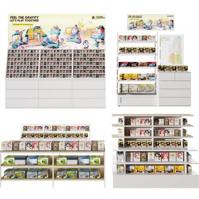 现代展示架展示柜