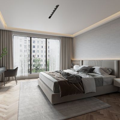 现代卧室