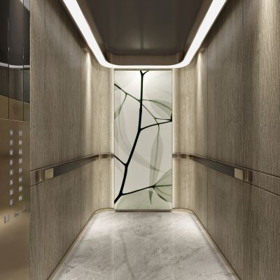 现代电梯轿厢
