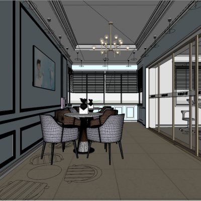 现代牙科口腔医院候诊大厅