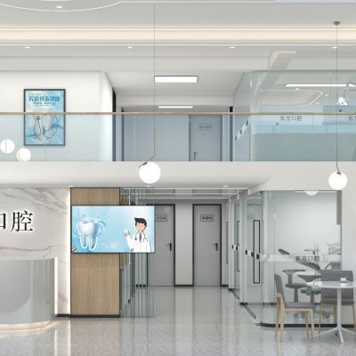 现代牙科口腔医院大厅