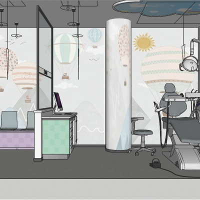 现代牙科口腔医院儿童诊室