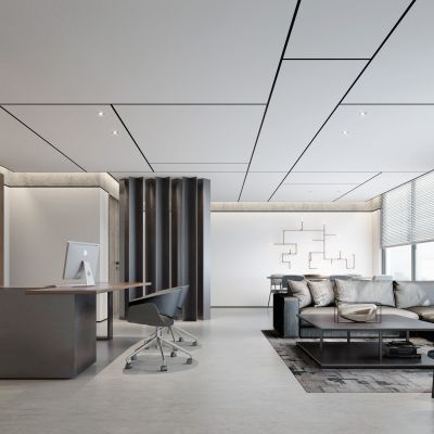 工业风董事长办公室