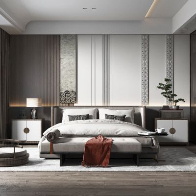 新中式风格主卧室
