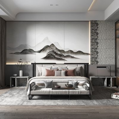 新中式风格主卧室