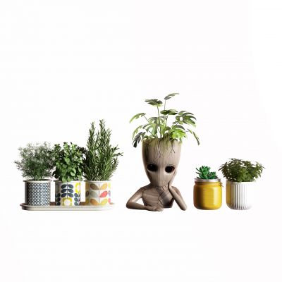 工业风盆栽 花盆