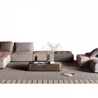 后现代布艺沙发