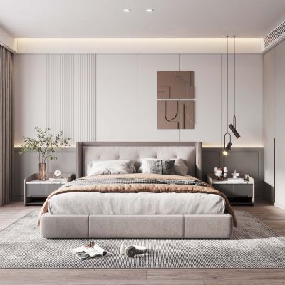 现代卧室主人房